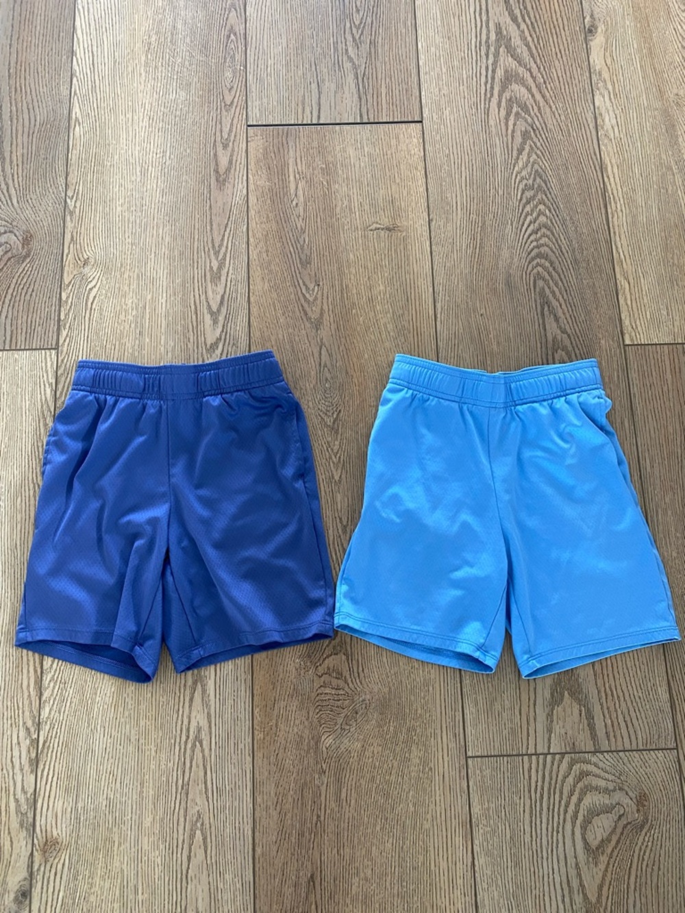 All In Motion Athletic Mesh Shorts - Royal Blue & Light Blue 2 Pairs